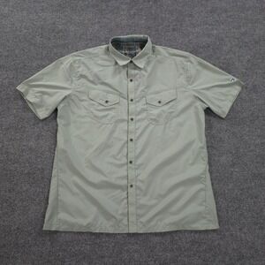 Kuhl Shirt Mens Extra Large‎ Green Response Eluxor Performance Outdoors Hiking